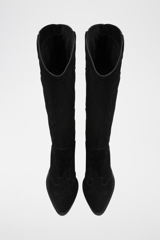 Nubuck Laarzen R66 - Zwart