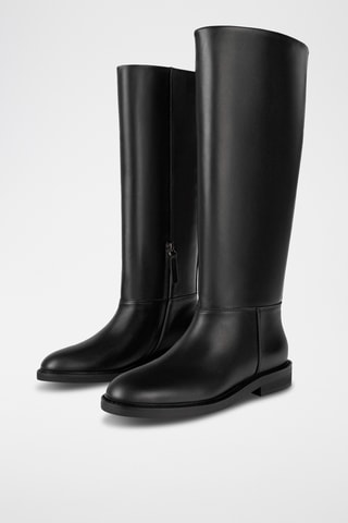 Leren Laarzen Sboot - Zwart