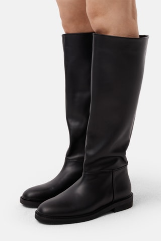 Leren Laarzen Sboot - Zwart