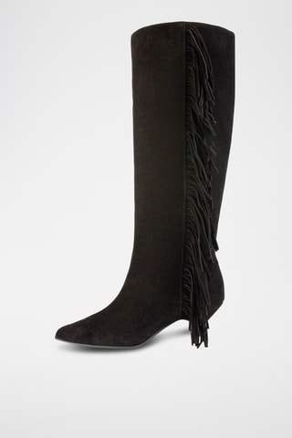 Botas de nobuck Sil - Preto