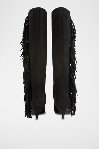 Botas de nobuck Sil - Preto