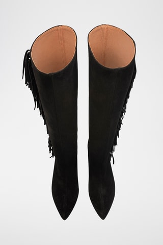 Botas de nobuck Sil - Preto