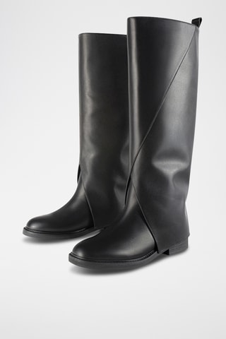 Leren Laarzen Mtad - Zwart