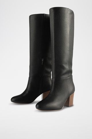Botas em couro Snova - Preto