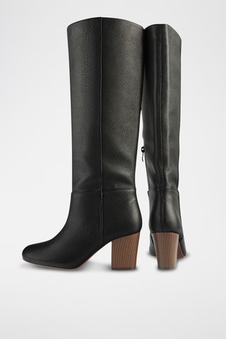 Botas em couro Snova - Preto