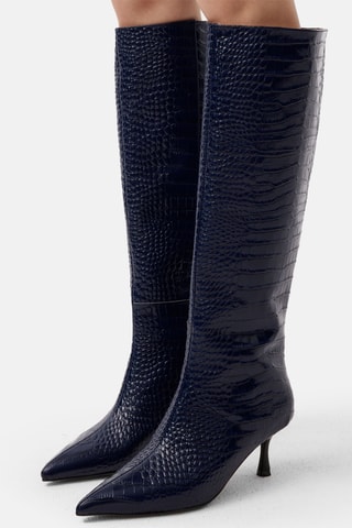 Leren Laarzen Sotm - Donkerblauw