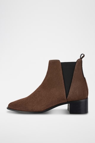 Nubuck Enkellaarzen Nrs - Bruin