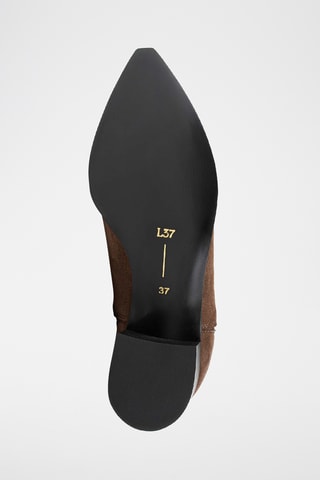 Nubuck Enkellaarzen Nrs - Bruin