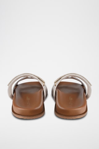 Leren Muiltjes Sunkiss - Wit