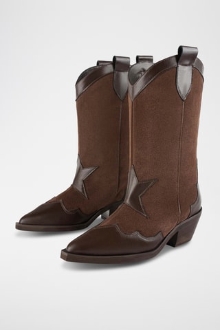 Leren Laarzen Sfos2 - Bruin