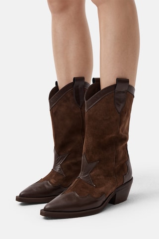 Leren Laarzen Sfos2 - Bruin