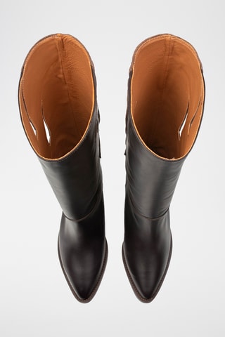 Botas em couro Eou - Castanho