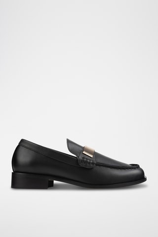 Mocassins em couro Ets - Preto