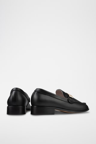 Mocassins em couro Ets - Preto