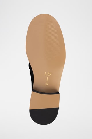 Mocassins em couro Ets - Preto