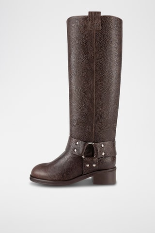 Botas em couro Bgang - Castanho