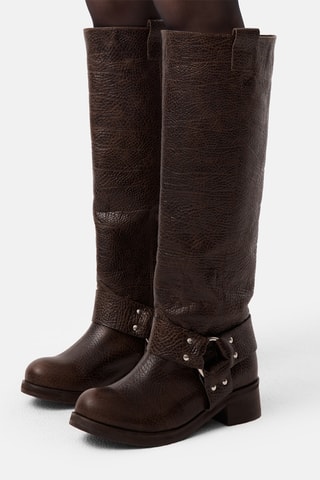 Botas em couro Bgang - Castanho