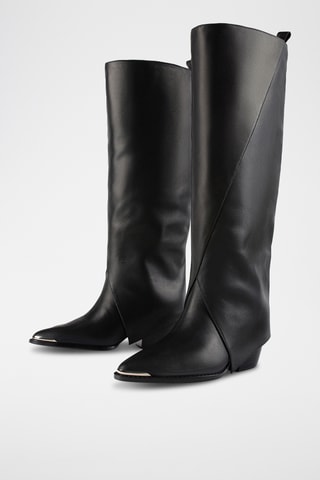 Botas em couro Tmir - Preto
