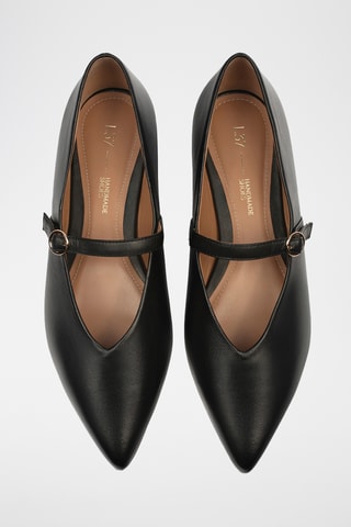 Sabrinas em couro Dipart - Preto