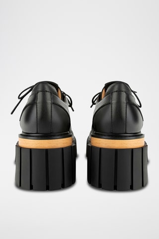 Derbies de salto em couro Myos - Preto