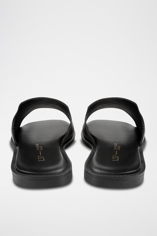 Mules em couro Eoae - Preto