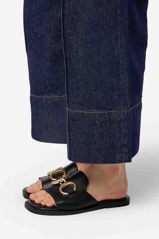 Mules em couro Eoae - Preto