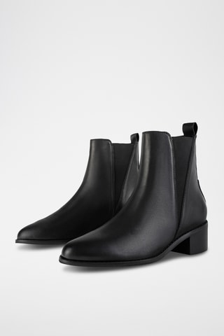 Leren Chelsea Boots Galmist - Zwart