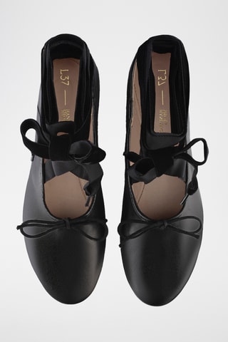 Sabrinas em couro Tcbl - Preto