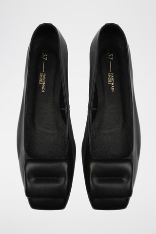 Leren Ballerina's Lmm - Zwart