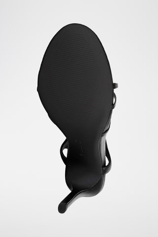 Leren Sandalen met Hak Mglow - Zwart