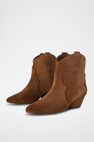 Nubuck Enkellaarzen Spath - Bruin