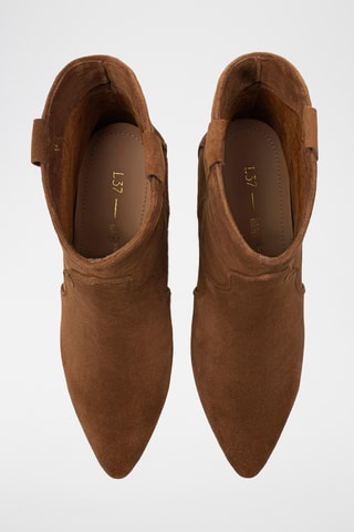 Nubuck Enkellaarzen Spath - Bruin