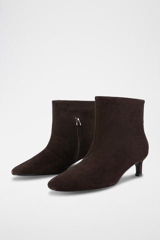 Leren Enkellaarzen Twigli - Bruin