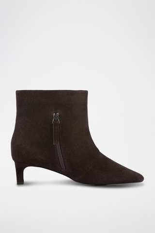 Leren Enkellaarzen Twigli - Bruin