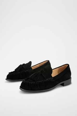 Mocassins de nobuck Hmcl - Preto