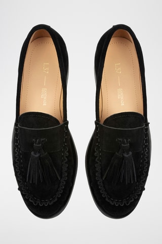 Mocassins de nobuck Hmcl - Preto