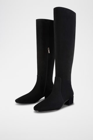 Nubuck Laarzen Quell - Zwart