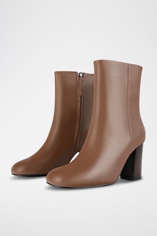 Leren Enkellaarzen Canro - Bruin