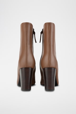 Leren Enkellaarzen Canro - Bruin