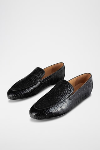 Mocassins em couro Cosw - Preto