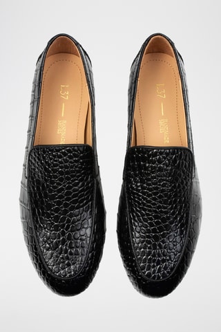 Mocassins em couro Cosw - Preto