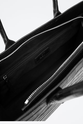 Leren Handtas Widi - Zwart