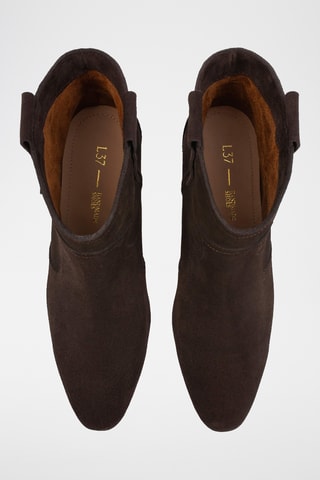 Leren Enkellaarzen Texwind - Donkerbruin