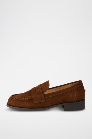 Mocassins em nobuck Gadv - Camel
