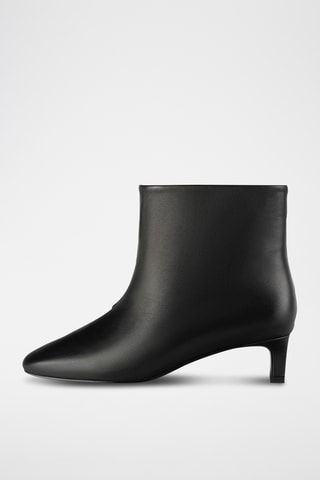 Leren Enkellaarzen Twigli - Zwart