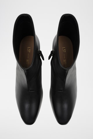 Leren Enkellaarzen Twigli - Zwart