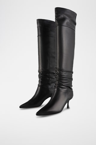 Leren Laarzen Ntwis - Zwart