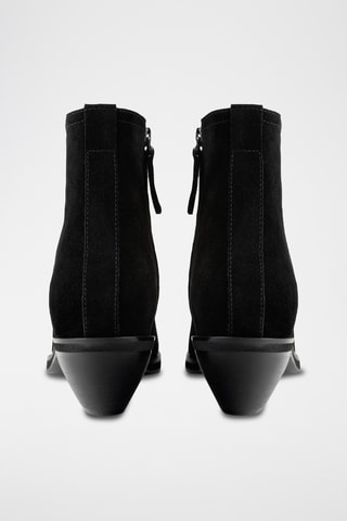 Leren Enkellaarzen Evhor - Zwart