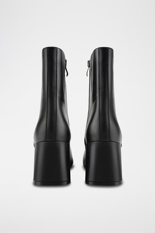 Leren Enkellaarzen Fillmu - Zwart