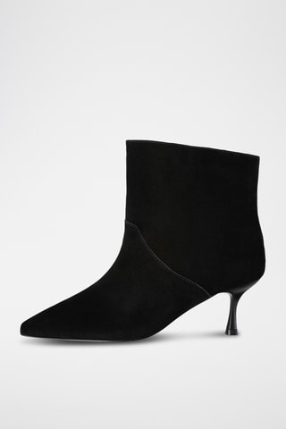 Nubuck Enkellaarzen Suplum - Zwart